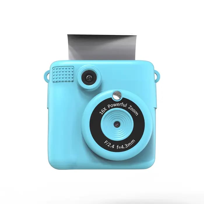 Appareils photo instantanés pour enfants, appareil photo numérique avec zoom 16x, caméra vidéo pour 