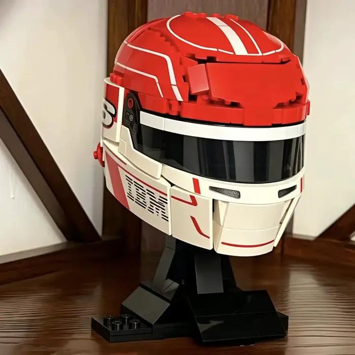 Nouveau modèle de puzzle de construction de 886 pièces, voiture de course Popula Racing Driver 43014