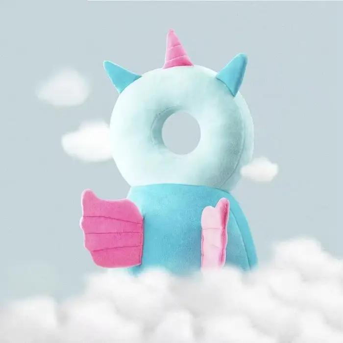 Oreiller Anti-chute pour enfants, 1 pièce, oreiller de tête pour bébé en bas âge, oreiller respirant