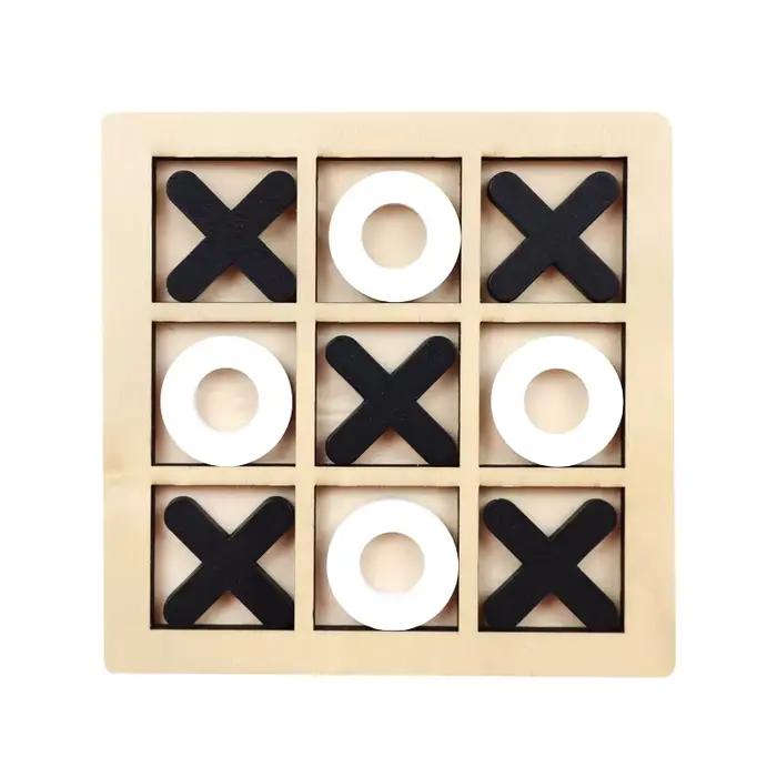 Jeu d'Échecs Montessori en Bois pour Enfant, Mini Puzzle d'Interaction, Entraînement du Cerveau, App