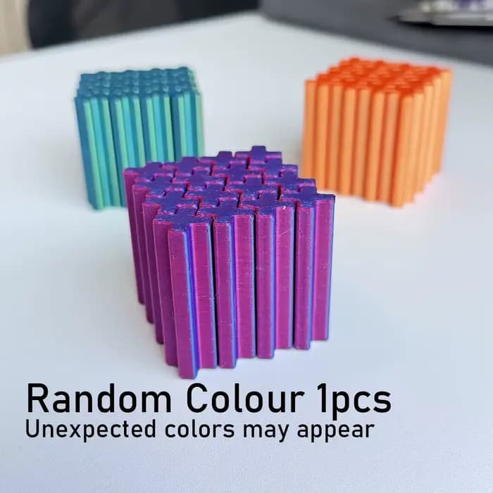 Ornement de bureau anti-stress Slime Cross Cube, adapté à la maison et au bureau
