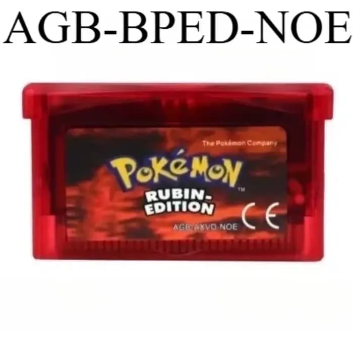 Cartouche de jeu Pokemon 32 bits GBA, carte de console de jeu vidéo, série Pokemon pour GBA NDS, fan