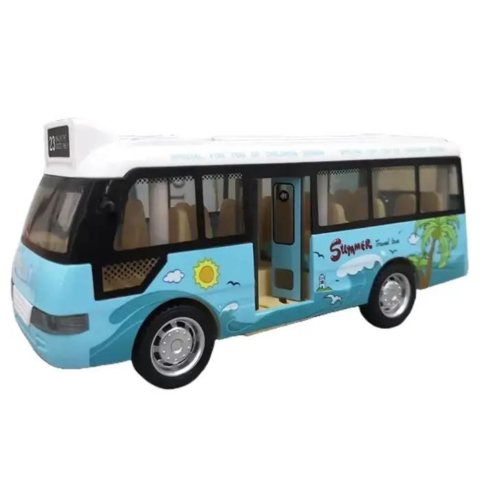Bus urbain jouets voitures pour tout-petits voitures pour garçons filles tirer vers l'arrière véhicu