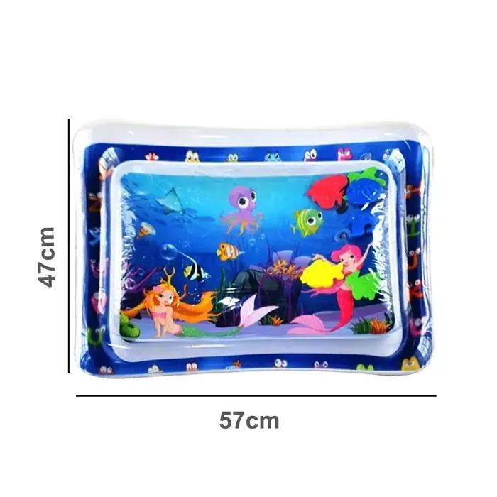 Tapis de jeu d'eau pour bébé, coussin gonflable en PVC, temps du ventre pour nourrissons, coussin d'