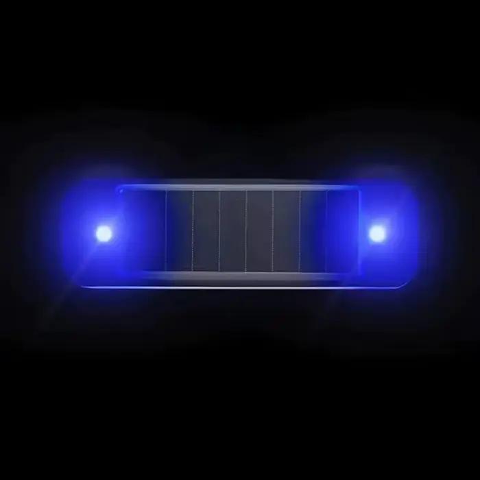 Feu de signalisation stroboscopique LED solaire étanche professionnel pour voiture et moto, indicate
