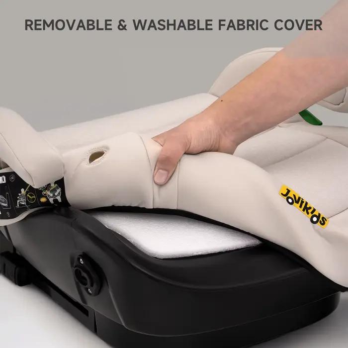 Siège rehausseur portable Jovikids OHHO+ avec porte-gobelet, pour siège auto de voyage pour enfants,
