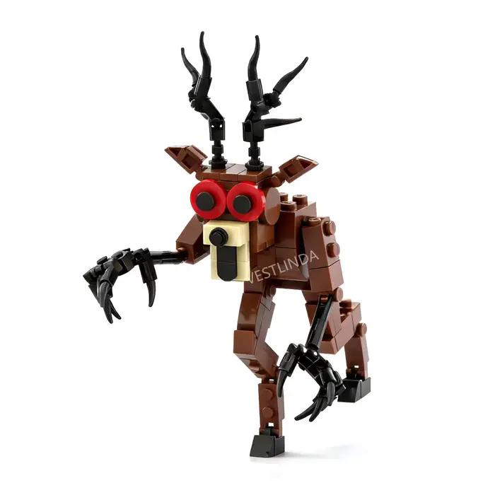 Série 99 Nuits de Forêt Horreur : Blocs de Construction Thème Forêt (Cerf, Hibou) – Jouets d'Assembl