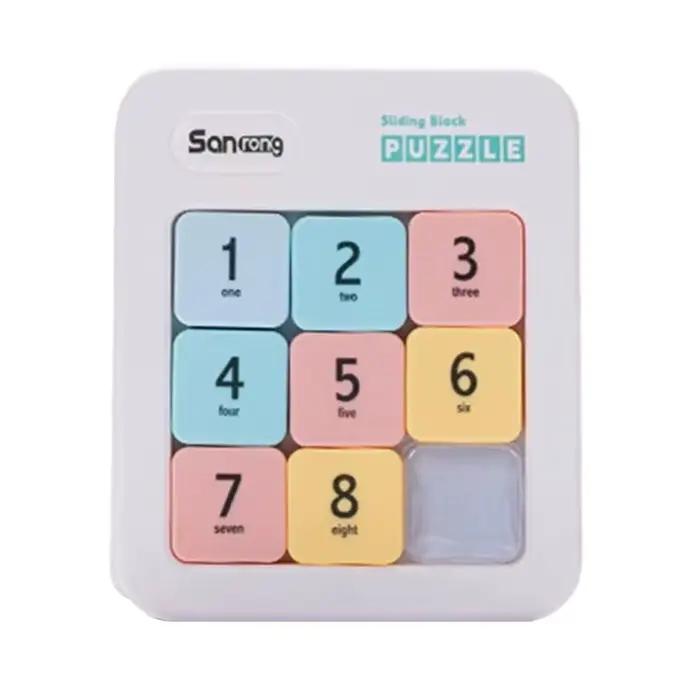 Jeu de puzzle magnétique à glissière avec chiffres 3x3 4x4 5x5, jouets éducatifs mathématiques pour 