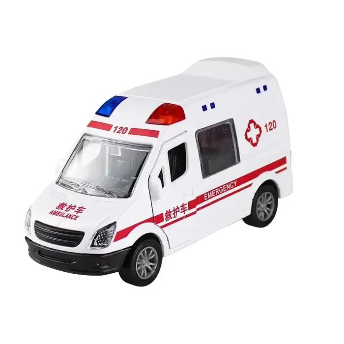 Voiture jouet ambulance, grand véhicule jouet pour jouer et apprendre, jouets pour tout-petits, rôle