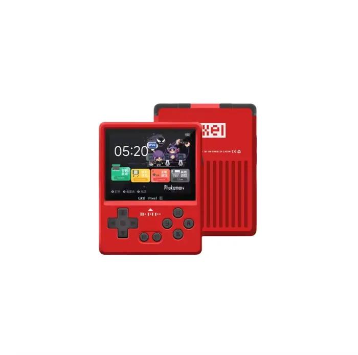 Console de jeu Gkd Pixel 2 en alliage d'aluminium, écran IPS de 2,4 pouces, console de jeu Kiddy Pix