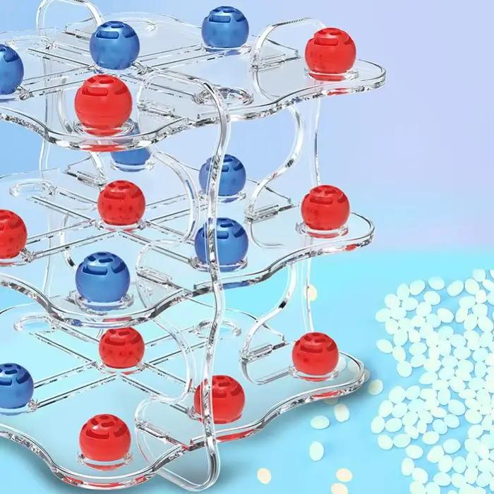 Jeux de table de stratégie-échiquier et jeu 3D Tic-Tac-Toe
