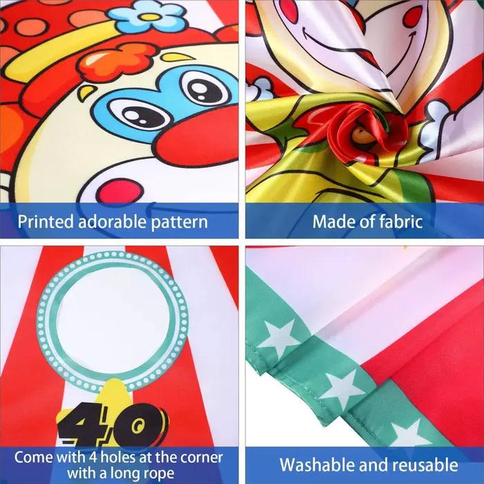 Sac de sable jeu de lancer drapeau carnaval cirque thème enfant intérieur et extérieur jeux
