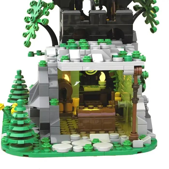 Modèle de château post-poste camouflage médiéval