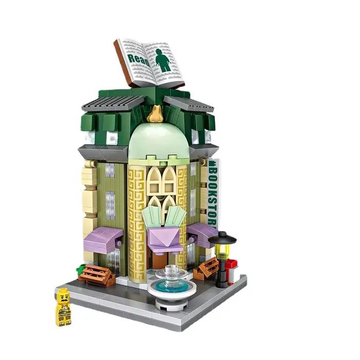 LOZ blocs mignon Mini magasin de rue enfants jouets éducatifs petite boutique Brinquedos modèle briques de construction fille cadeaux 1621-1652