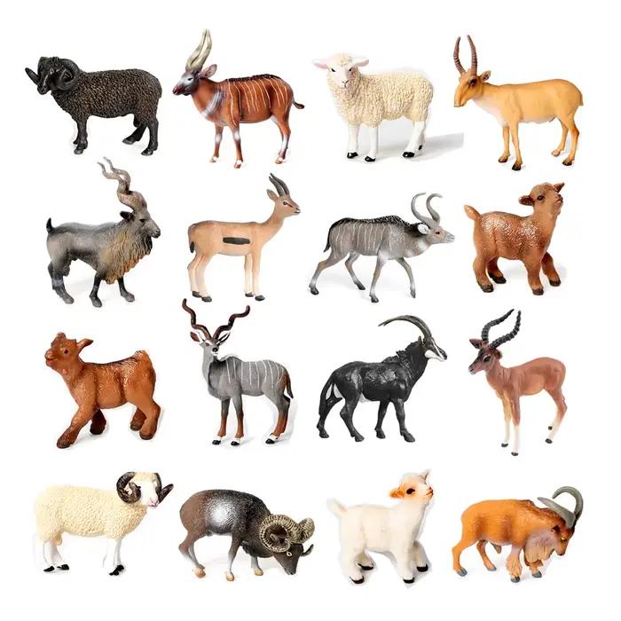 Figurines d'animaux en plastique