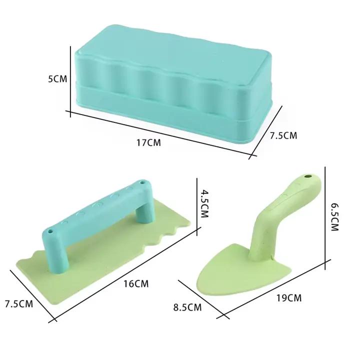 3 pièces de jouet de plage de neige