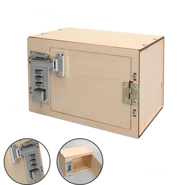 Boîte à mot de passe en bois bricolage pour enfants