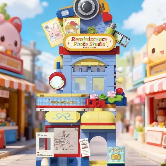 WeKKi Creative Park Street View Shop 5.0 Building Blocks The Merry Giftery Adorable Pet Store Toy Assembly Model Gift