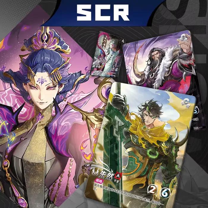 KAYOU Genuine YIJUE : Cartes de combat des Trois Royaumes 4ème édition TCG, cartes de jeu de table, jouets décoratifs pour cadeaux de Noël pour enfants