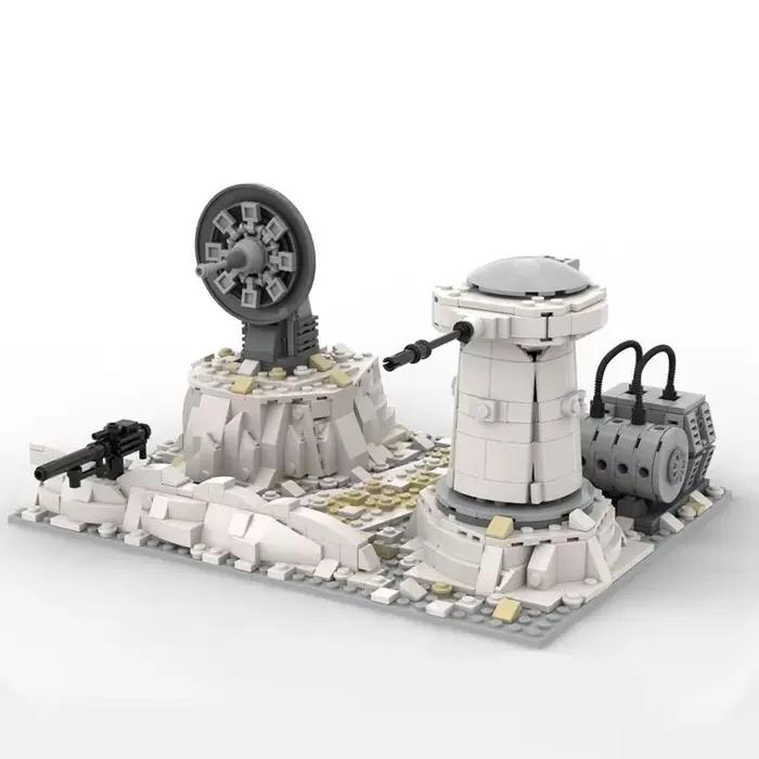 Nouveau 960 pièces star bataille film MOC bataille sur Hoth rebelles cannons modèle bricolage idées créatives enfant jouet assemblage Puzzle cadeau d'anniversaire
