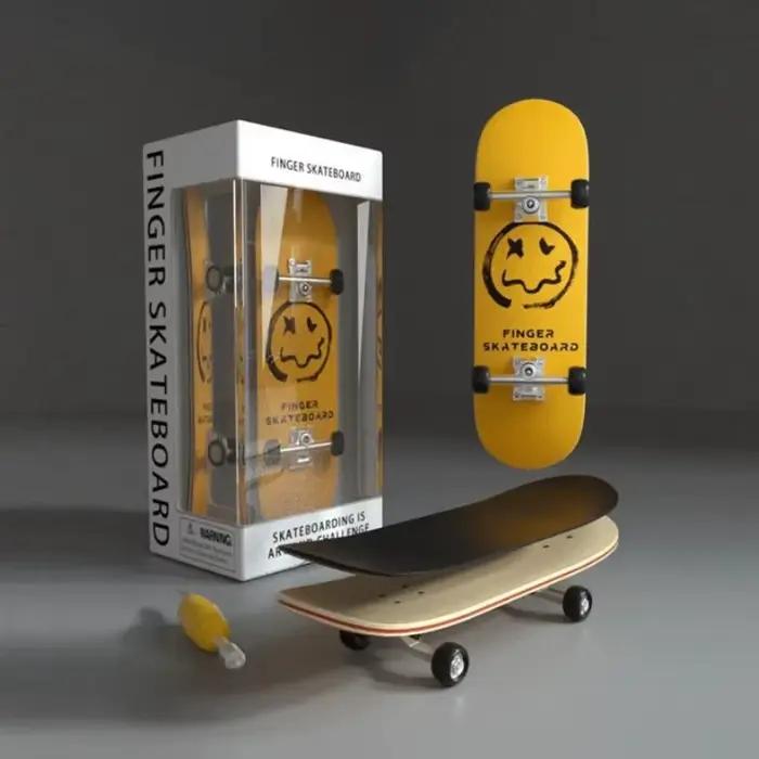 Mini Skateboards de Doigt Anti-Stress Sensoriels Nouveauté 2025 – Jouets Amusants pour Enfants Garçons – Cadeau Idéal