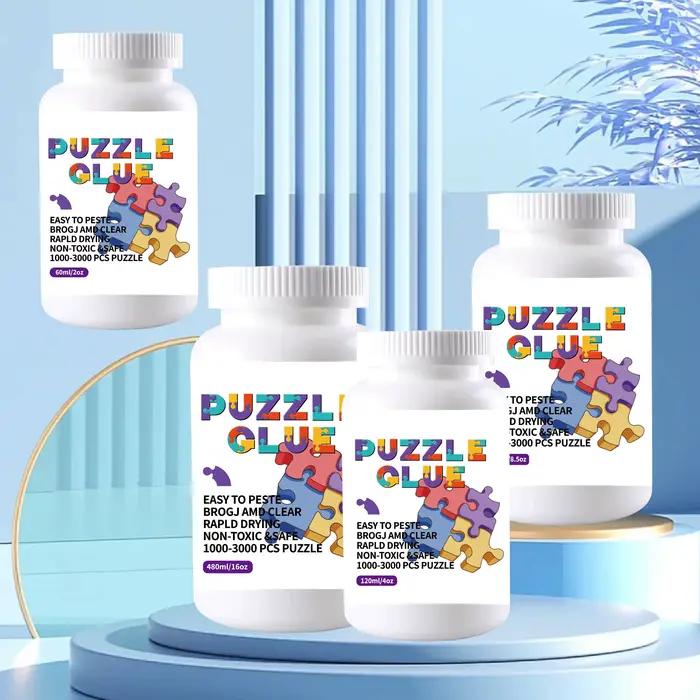 Colle transparente pour puzzles