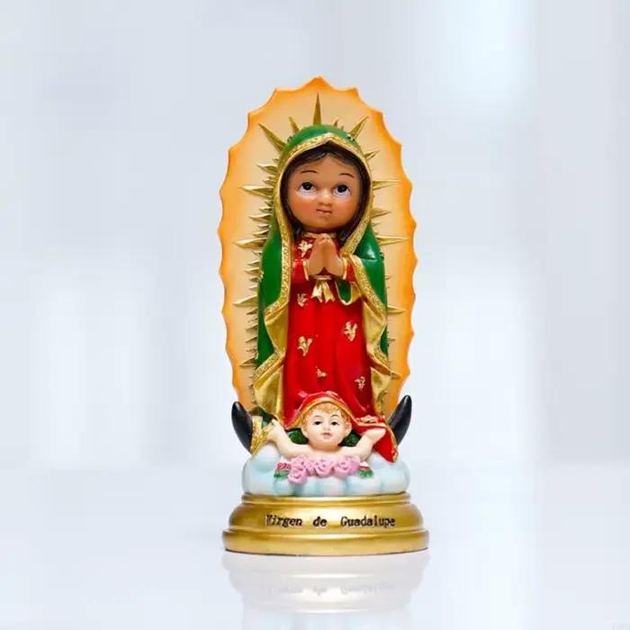 Statue notre-dame Guadalupe, bénédiction des vierges maries, Figurines en résine, Sculptures, Collections, cadeau religieux