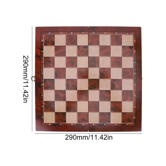 Échiquier pliable 3 en 1 (Échecs