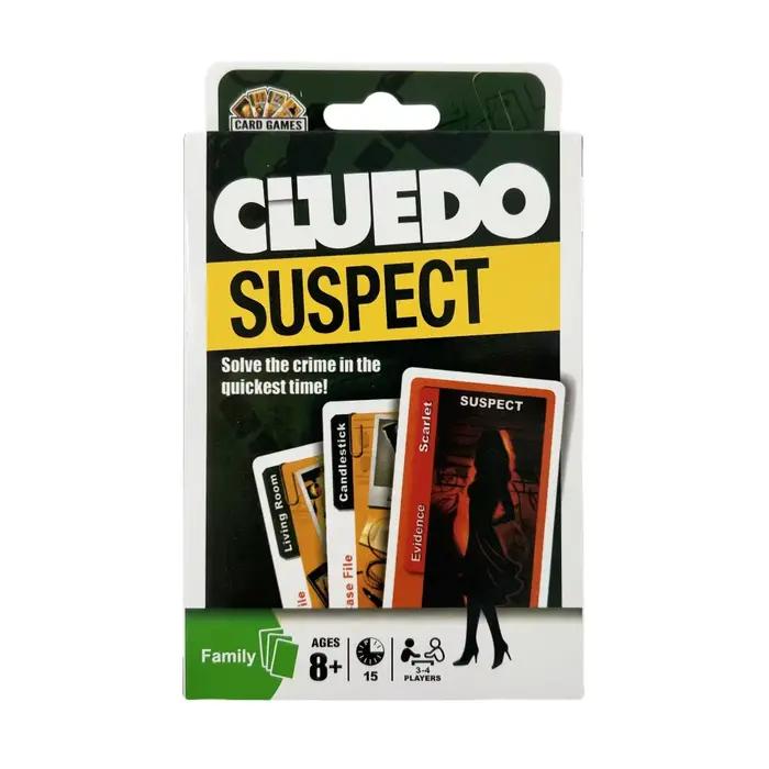 Le plus récent jeu de cartes Cluedo jeu mystère classique divertissement multijoueur interactif Kaarten
