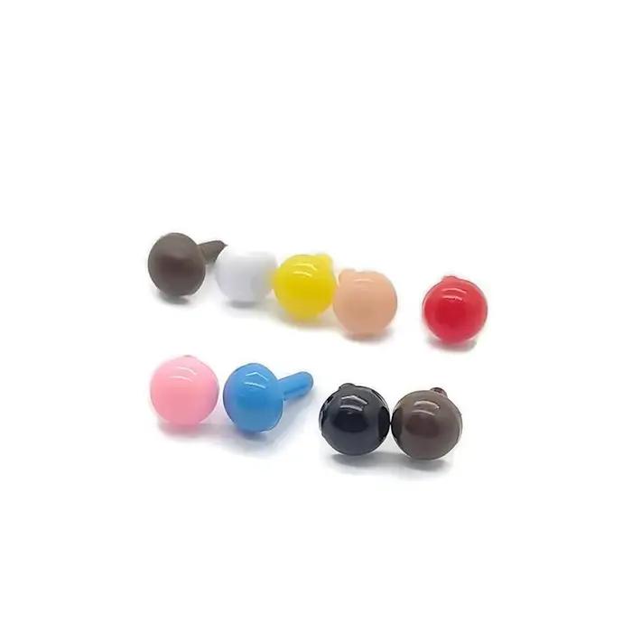 1.8/2/2.5/3/3.5/4/5/6mm yeux de poupée artisanale en plastique