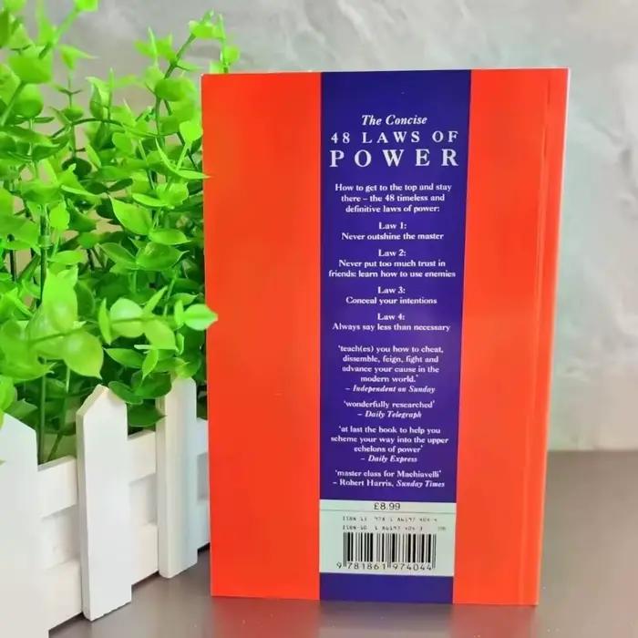 Les 48 règles du pouvoir Les 48 lois du pouvoir concises Robert Green Édition anglaise livres en anglais