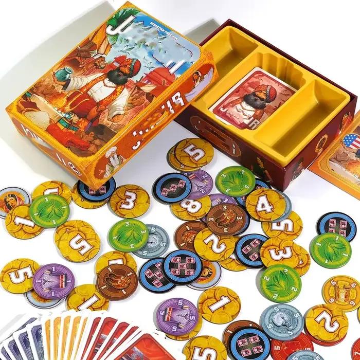 Jeu de société - « Jaipur » - 2 joueurs | Jeu de cartes de divertissement stratégique pour les fêtes de famille