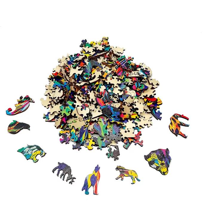 Puzzle en bois pour adultes et enfants