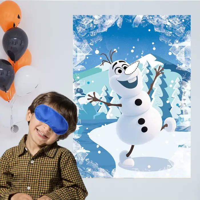 Disney Stitch Pin The Nose On The Poster Party Games Backdrop Children Birthday