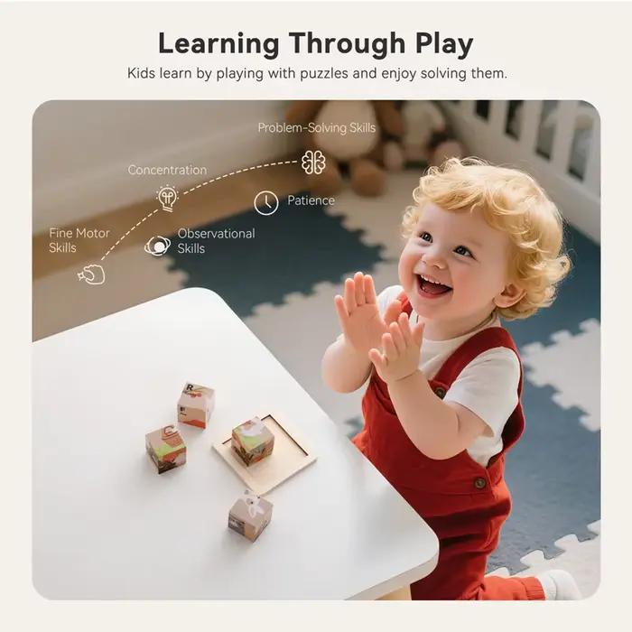 Blocs en bois pour bébé