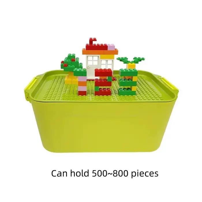 Boîte de rangement de blocs de construction compatibles Lego
