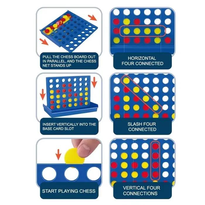 Jeu d'échecs de Bingo quatre en une rangée