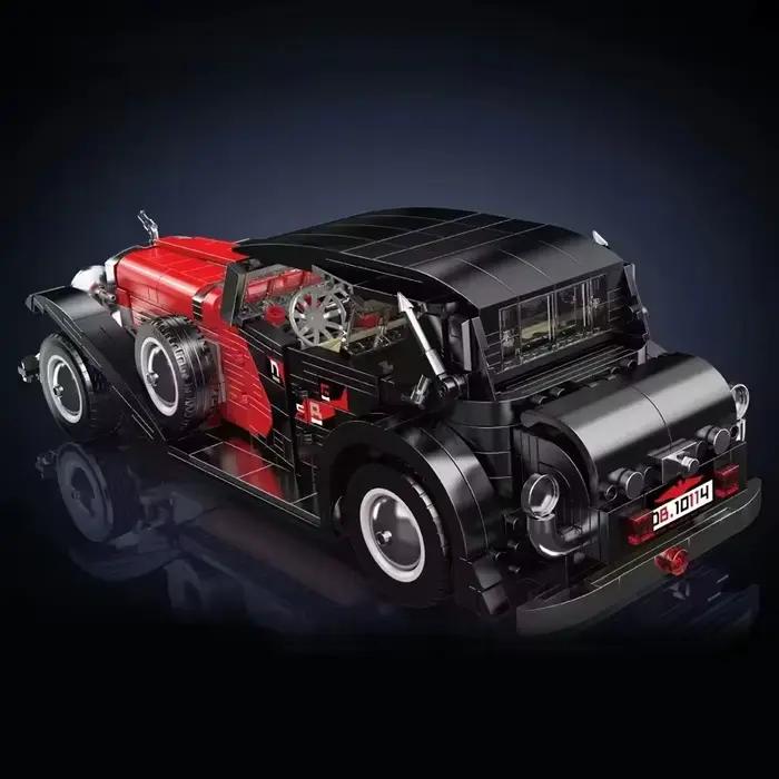 Blocs de Construction de voiture rétro, bricolage 10114, pour adultes et enfants, ensemble universel pour garçons et filles, jouets cadeaux