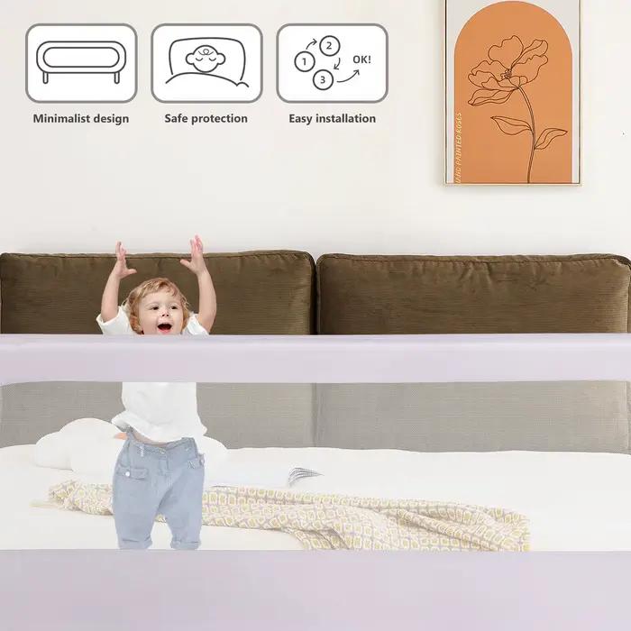 Barrière de lit portable pour enfants 180/200 x 65 cm