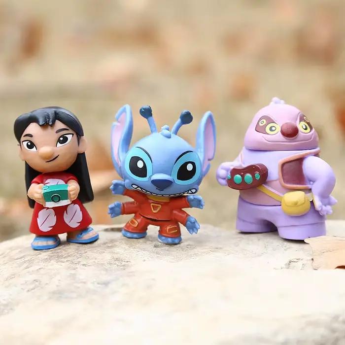 12 pièces/ensemble point Lilo figurine Anime dessin