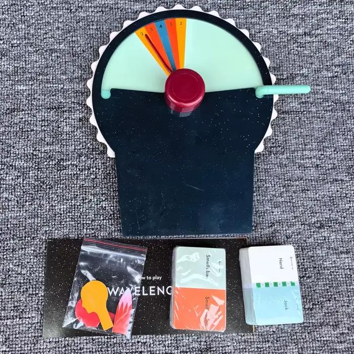 Longueur d'onde : un jeu de fête télépatique | Etats 14 ans plus | 2-12 joueurs | 30-45 minutes | Jeu de lecture