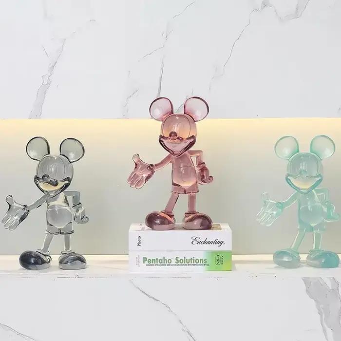 20-30cm Minnie Mouse Drcor figurine résine Statue figurines d'anime Simple moderne Collection poupées mode jouets salon déco