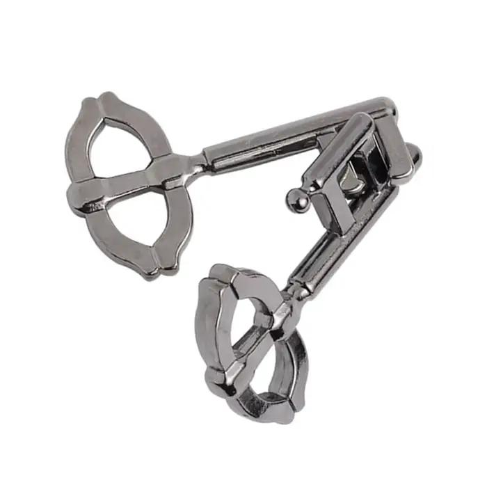 Casse-tête classique en métal Muddy Puddles forme géométrique puzzle 3d éducatif pour adultes adolescents enfants garçons filles développement logique occasions spéciales