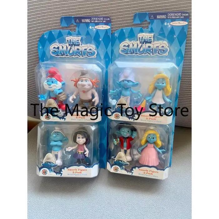 Figurine originale des Smurfs en forme de maison champignon