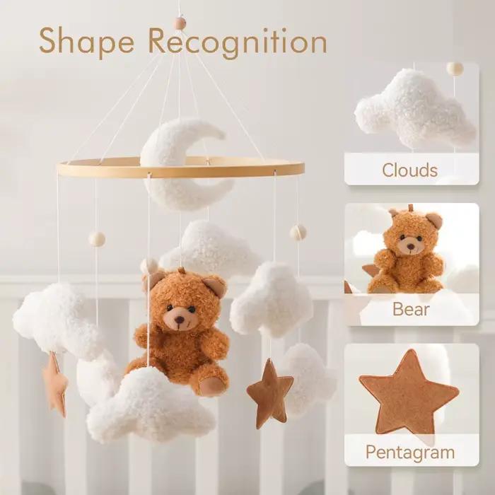 Lit de bébé Mobile en bois