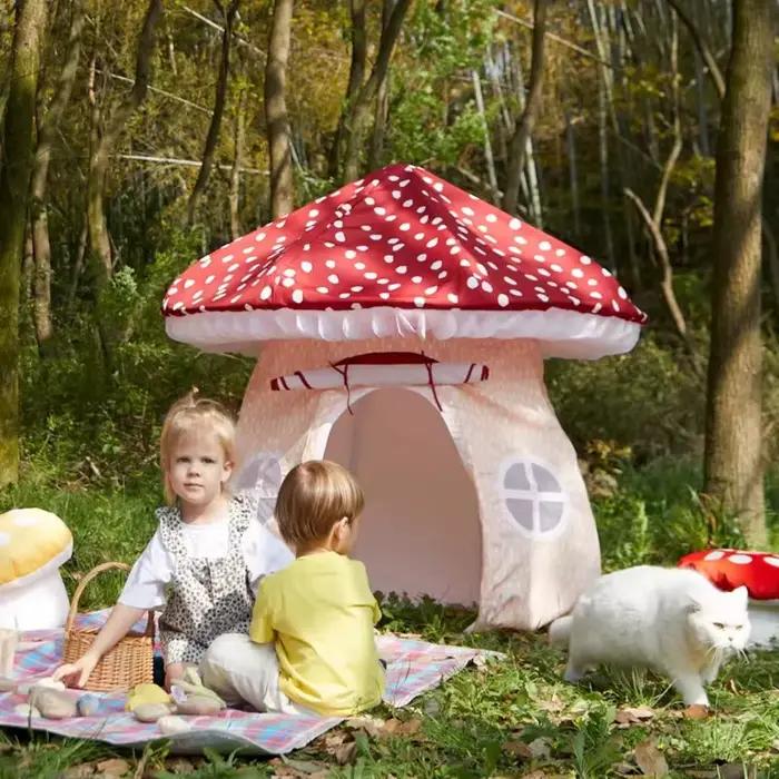 Tente pour enfants en forme de cabane en forme de champignon