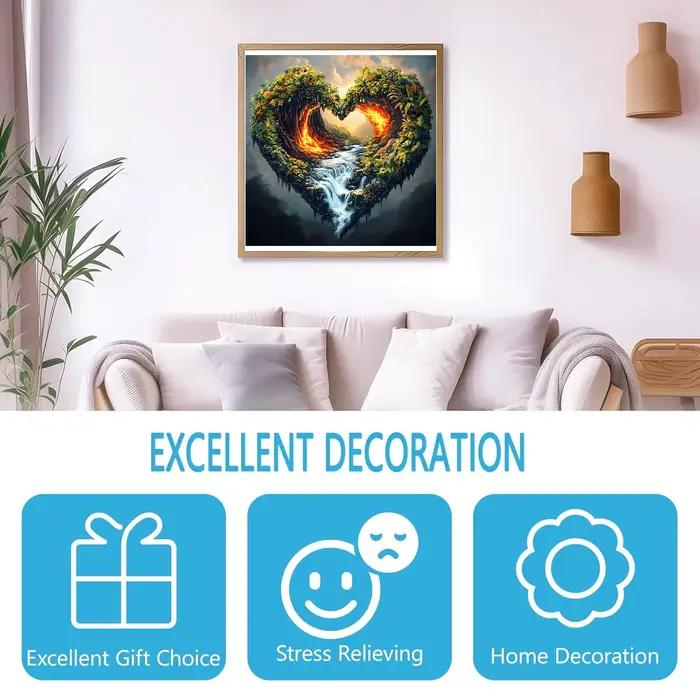 Puzzle en bois pour adultes-puzzle en forme de cœur