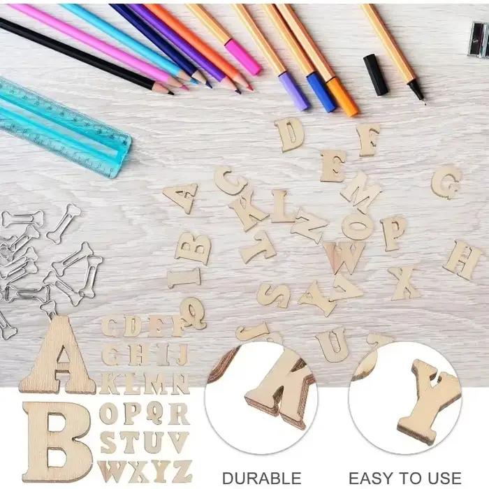100 pièces lettres artisanales petites