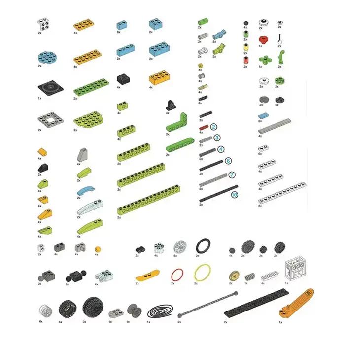 2.0 fonctions éducatives pièces compatibles 45300 ensemble de base blocs de construction bricolage jouets cadeaux de
