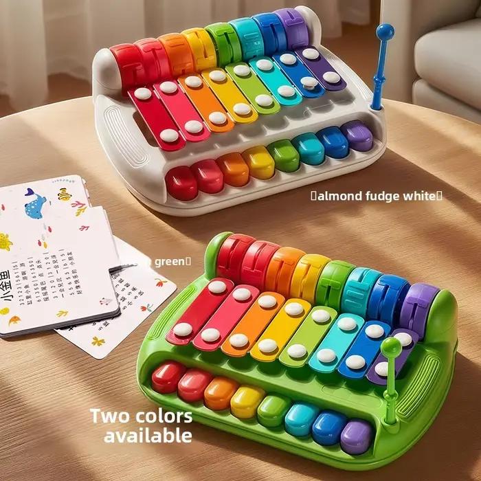 Jouet musical vocal pour bébé, piano accordé à la main, jouet d'éveil musical, entraînement de la motricité fine, bon compagnon pour bébé, cadeau merveilleux pour bébé